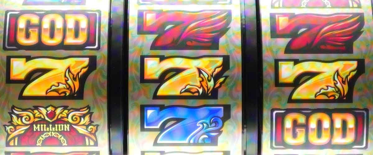 スマスロ ミリオンゴッド-神々の軌跡-　通常時　中段黄7成立