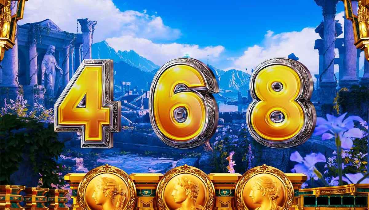 スマスロ ミリオンゴッド-神々の軌跡-　液晶出目　ヨーロッパ　468