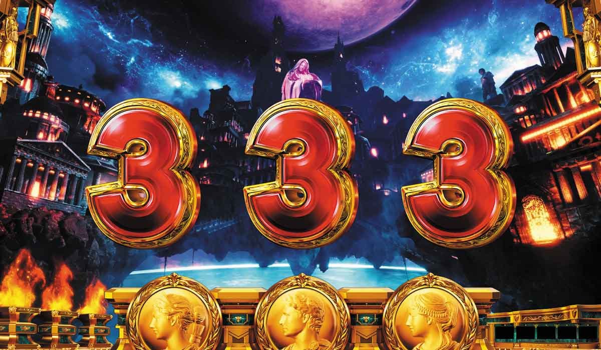 スマスロ ミリオンゴッド-神々の軌跡-　ガイアステージ中　GG当選　333