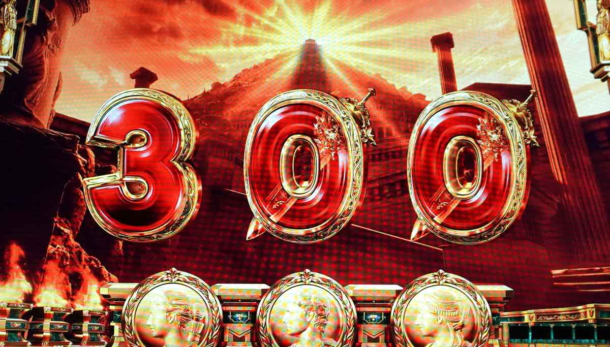 スマスロ ミリオンゴッド-神々の軌跡-　液晶出目　高モード示唆　300