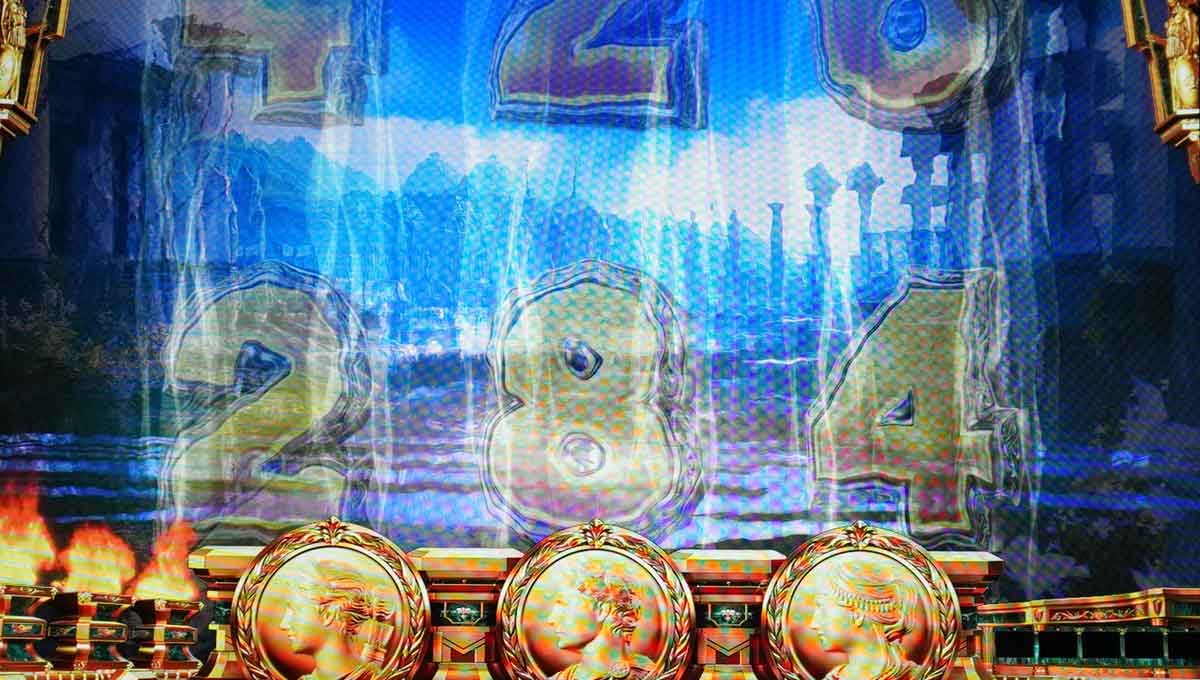 スマスロ ミリオンゴッド-神々の軌跡-　通常時　陽炎演出