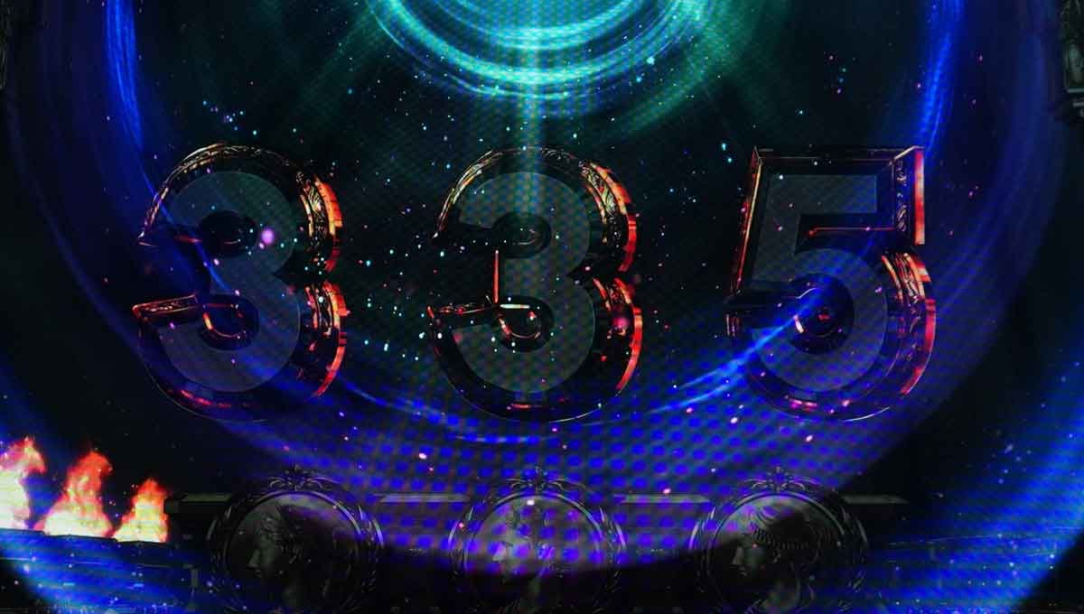 スマスロ ミリオンゴッド-神々の軌跡-　通常時　心臓演出