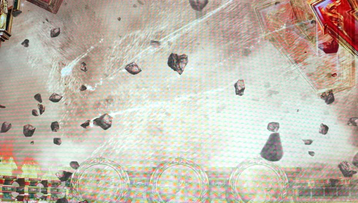 スマスロ ミリオンゴッド-神々の軌跡-　通常時　竜巻演出