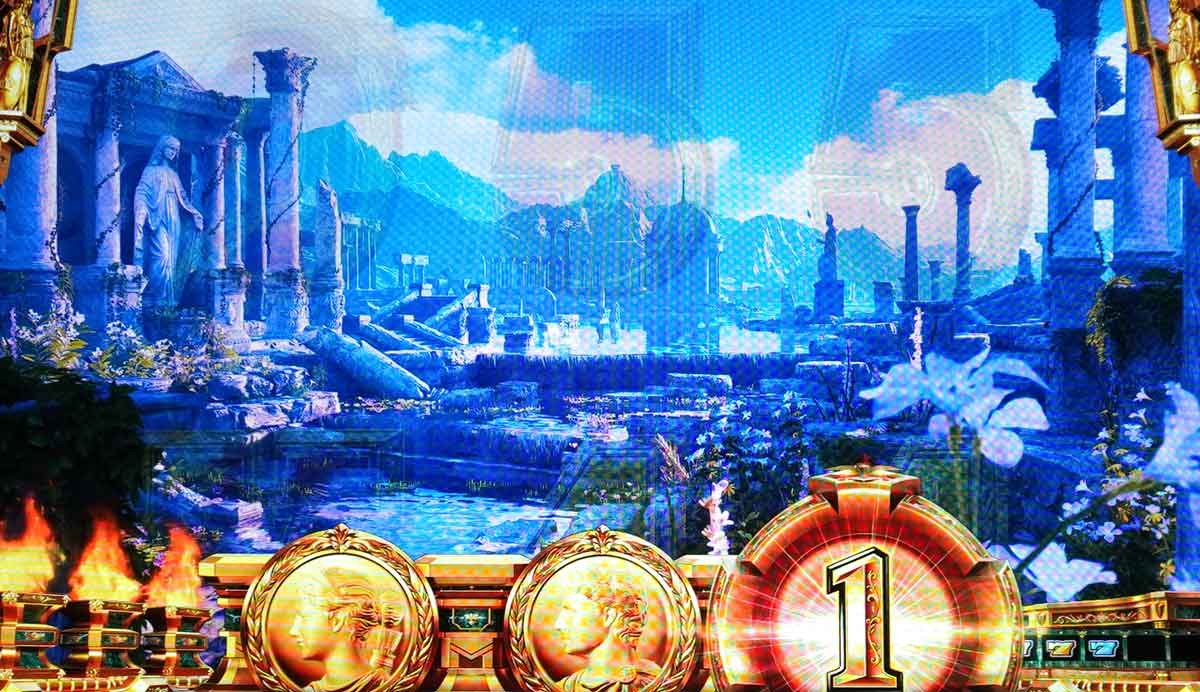 スマスロ ミリオンゴッド-神々の軌跡-　通常時　ガイアナビ　右ナビ