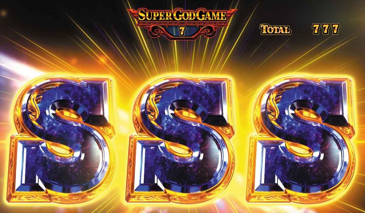 スマスロ ミリオンゴッド-神々の軌跡-　スーパーゴッドゲーム　引き戻し成功