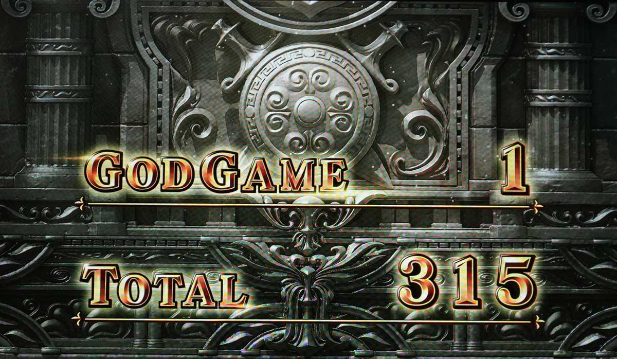 スマスロ ミリオンゴッド-神々の軌跡-　GG終了画面