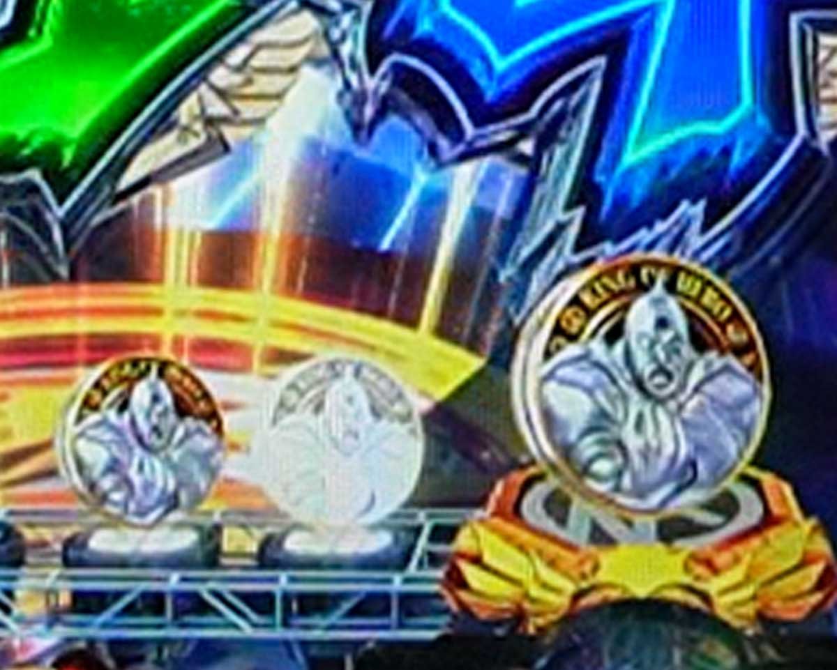 eフィーバーキン肉マン　通常時のカスタム信頼度・占有率　先読みカスタム　先読み点滅保留