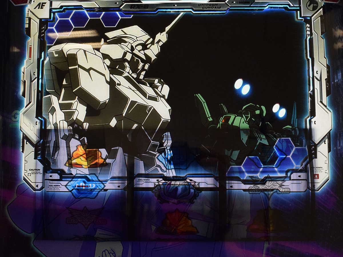 Ｌパチスロ 機動戦士ガンダムユニコーン 覚醒DRIVE　AT終了時　一枚絵　ユニコーン