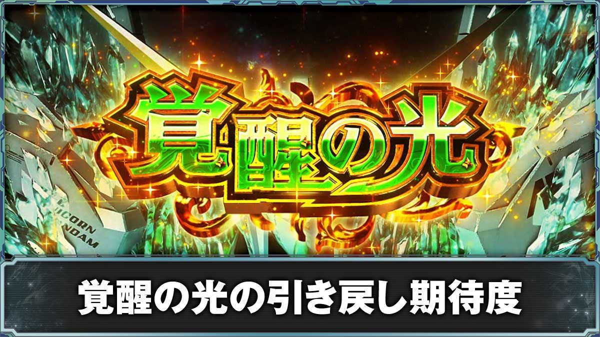 Ｌパチスロ 機動戦士ガンダムユニコーン 覚醒DRIVE　覚醒の光