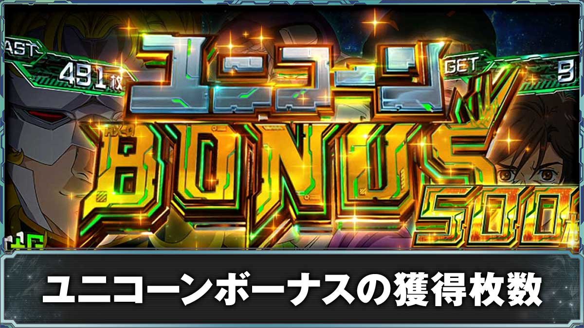 Ｌパチスロ 機動戦士ガンダムユニコーン 覚醒DRIVE　ユニコーンボーナス　開始画面