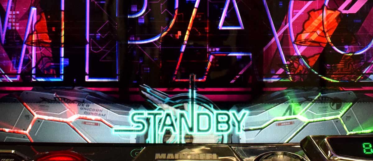 Ｌパチスロ 機動戦士ガンダムユニコーン 覚醒DRIVE　エピソードセブン　スタンバイ状態