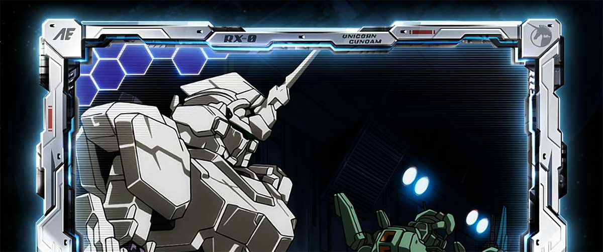 Ｌパチスロ 機動戦士ガンダムユニコーン 覚醒DRIVE　ウィンドウ　格納庫