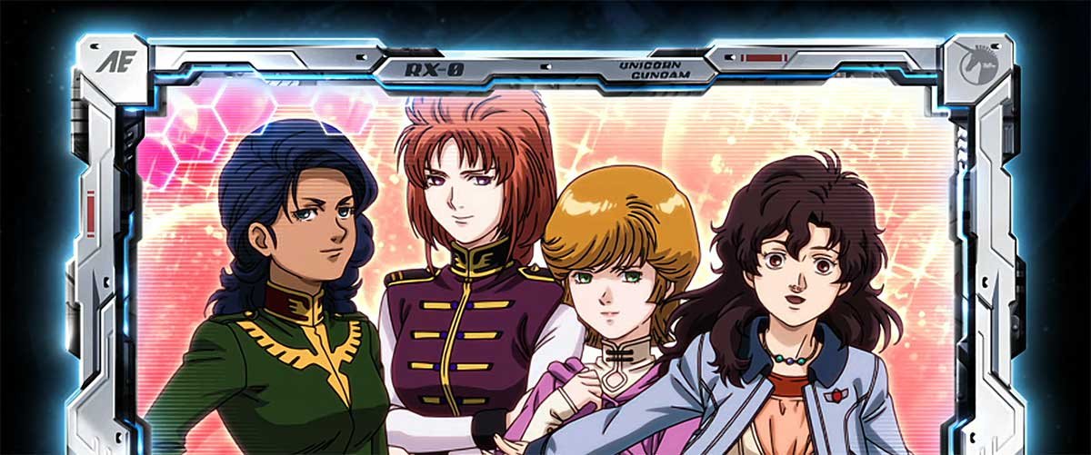 Ｌパチスロ 機動戦士ガンダムユニコーン 覚醒DRIVE　ウィンドウ　女性キャラ集合