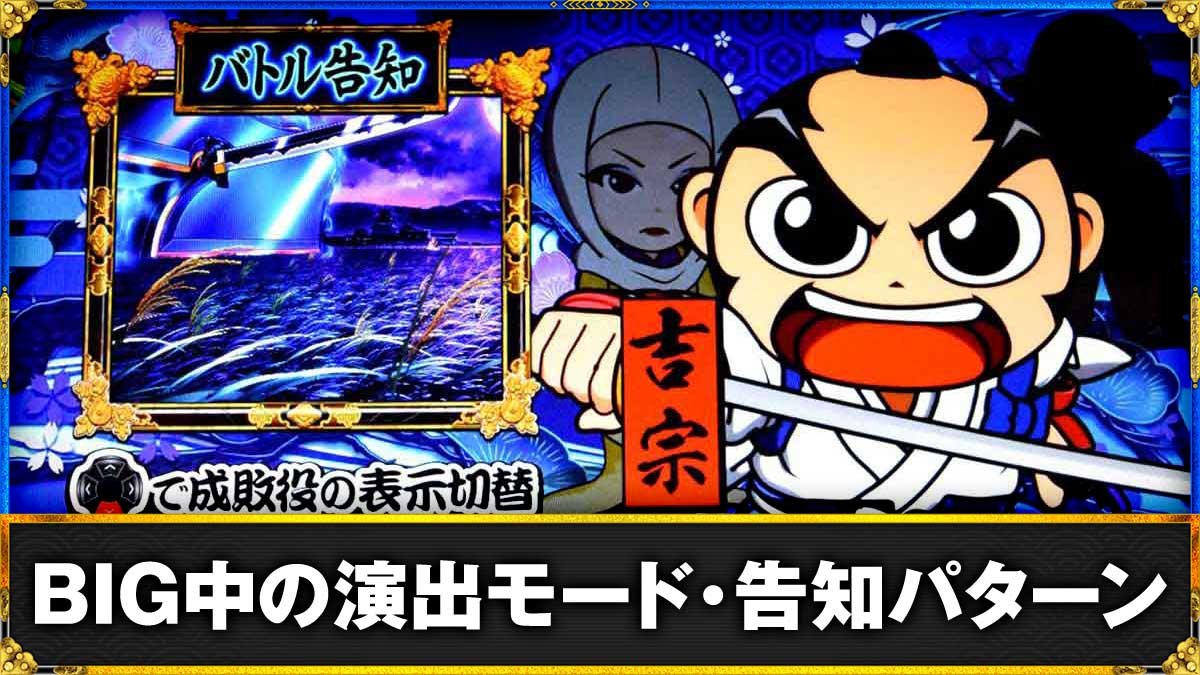 真打 吉宗　真BIG中の演出モード（初代モード）　TOP画像