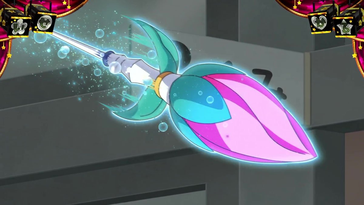 A-SLOT+ 異世界かるてっと BT　通常時　アクアの杖　いせかる目