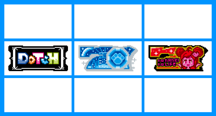 アニマルスロットドッチ 中段ボーナス図柄揃い