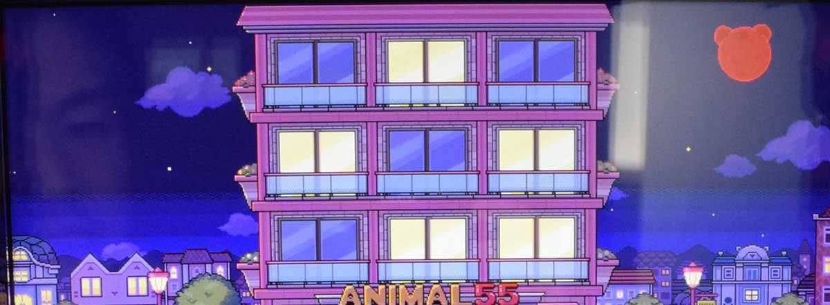 アニマルスロット ドッチ　通常ステージ　赤満月