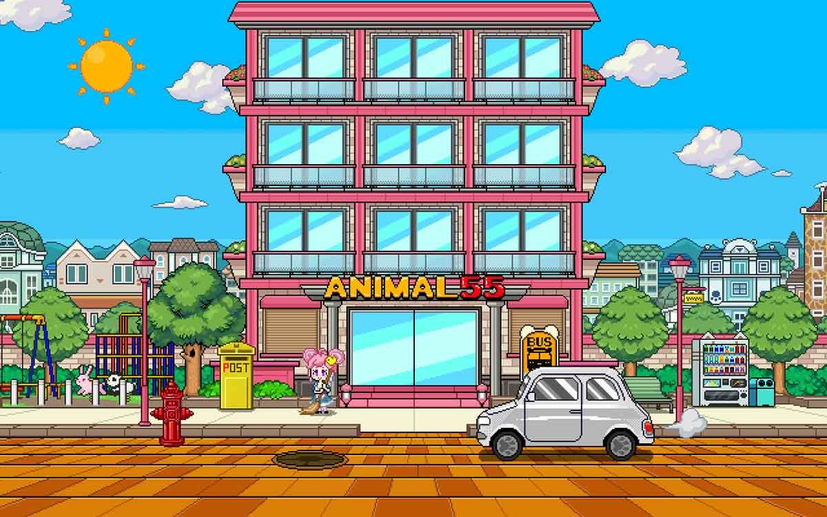 アニマルスロット ドッチ　通常時　車通過