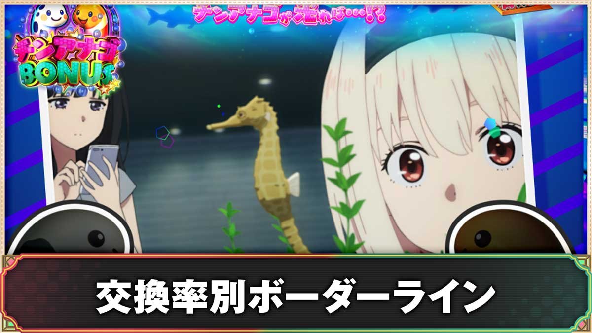 eリコリス・リコイル　ボーダーライン　交換率別