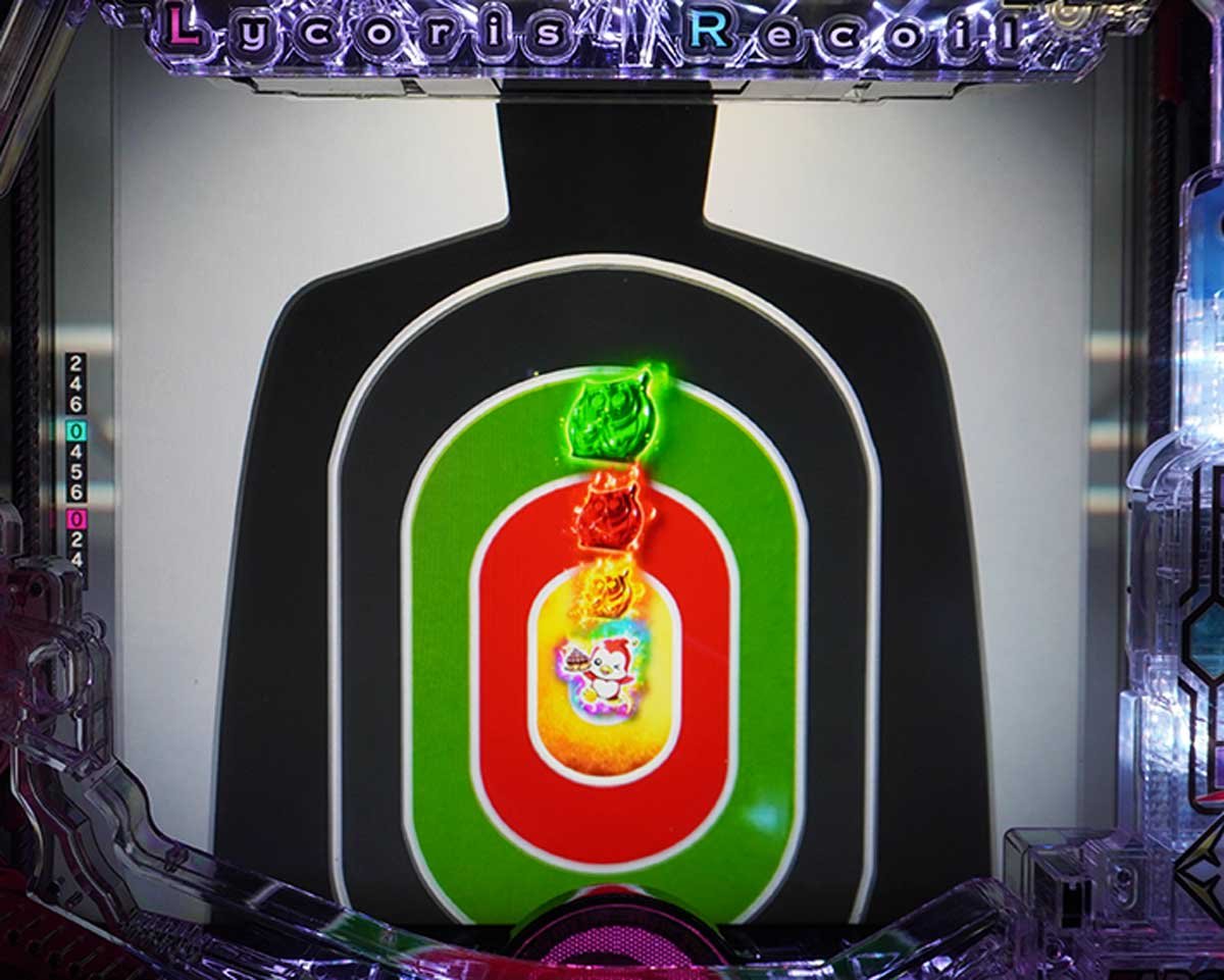 eリコリコ　通常時の演出信頼度　保留変化演出　乱射チャンス保留