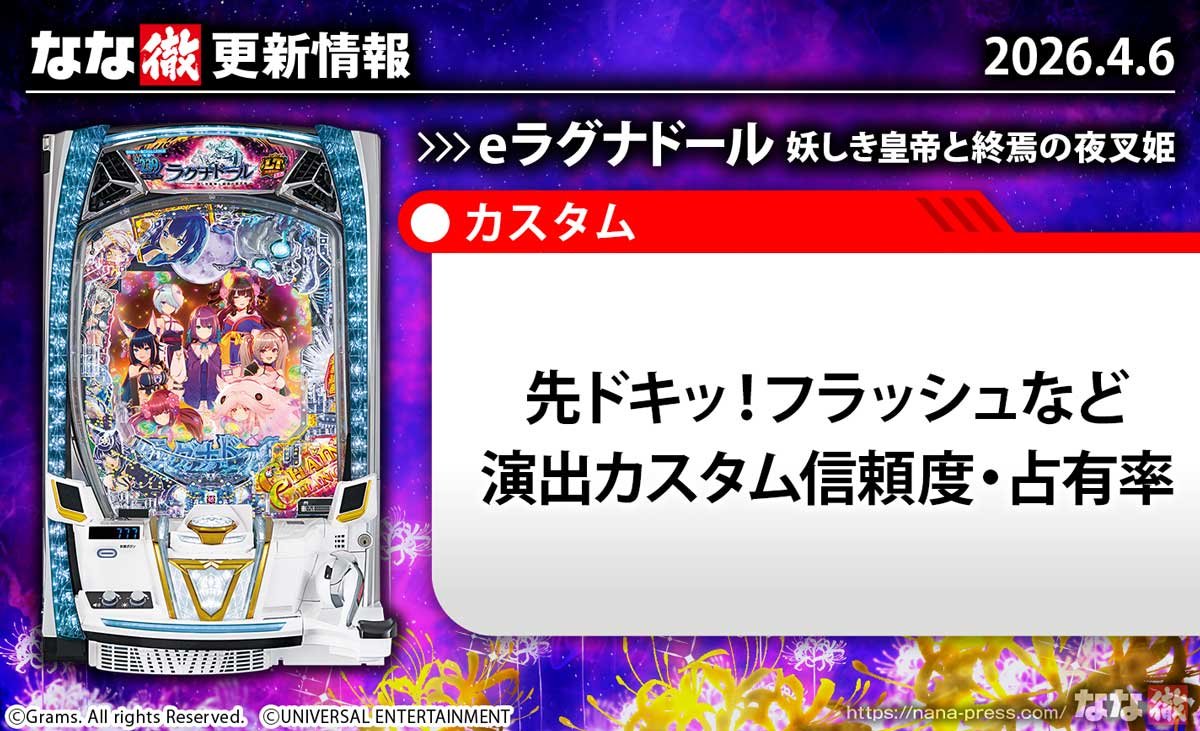 eラグナドール 妖しき皇帝と終焉の夜叉姫　更新情報