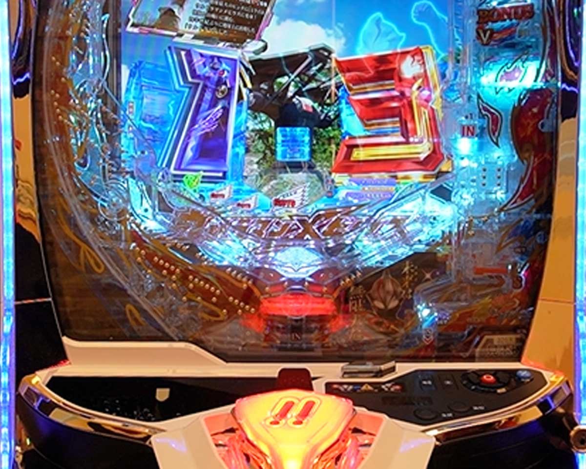 Pウルトラマンメビウス デカヘソ 319　通常時カスタム信頼度・占有率　GUYS先告知