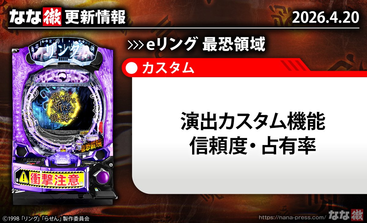 eリング 最恐領域　更新情報