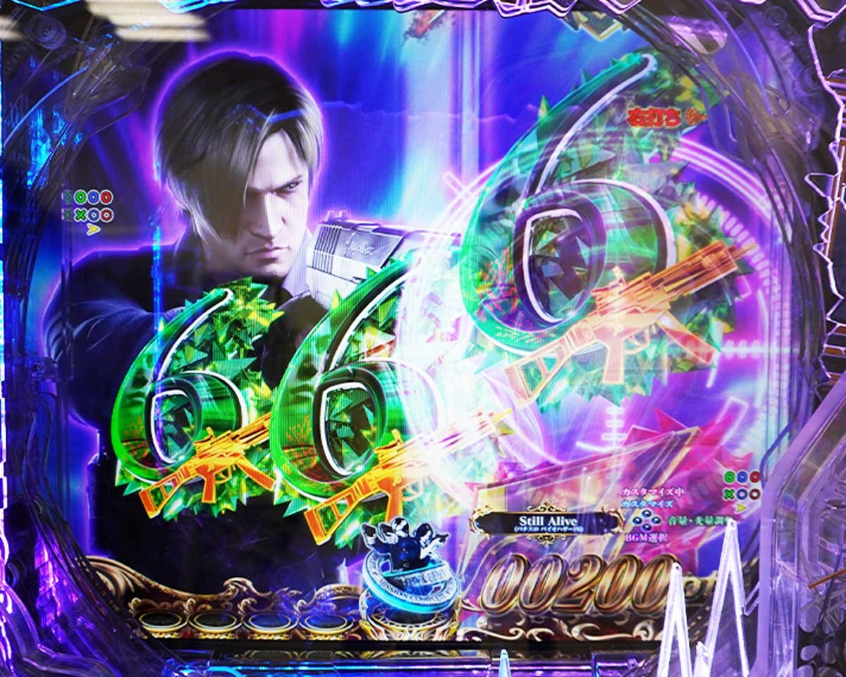 e バイオハザード6　HAZARD RUSH EXPLOSIONの概要　変動中予告信頼度　レオン銃撃予告