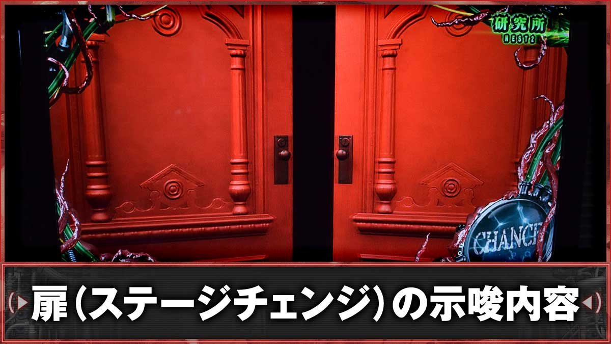 スマスロ バイオハザードRE:3　扉演出（ステージチェンジ）による示唆　TOP画像