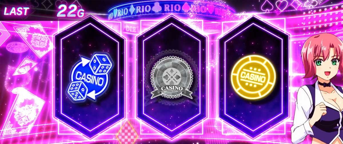 スマスロスーパーリオエース2　BIG　リオBB　チャンス告知　図柄変動