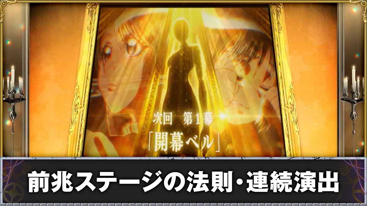 Lからくりサーカス2　通常時　前兆ステージ　訪れし者　開幕ベル発展