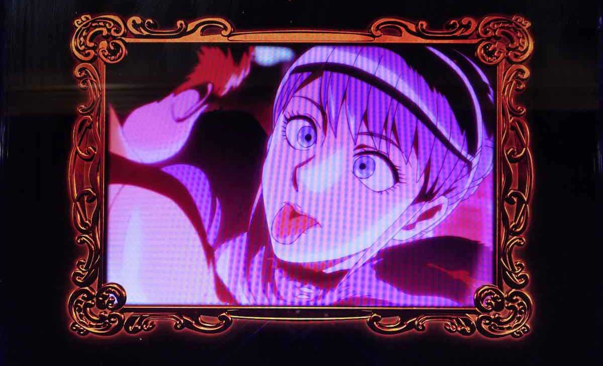 Lパチスロ からくりサーカス2　CZ終了画面　フランシーヌ人形