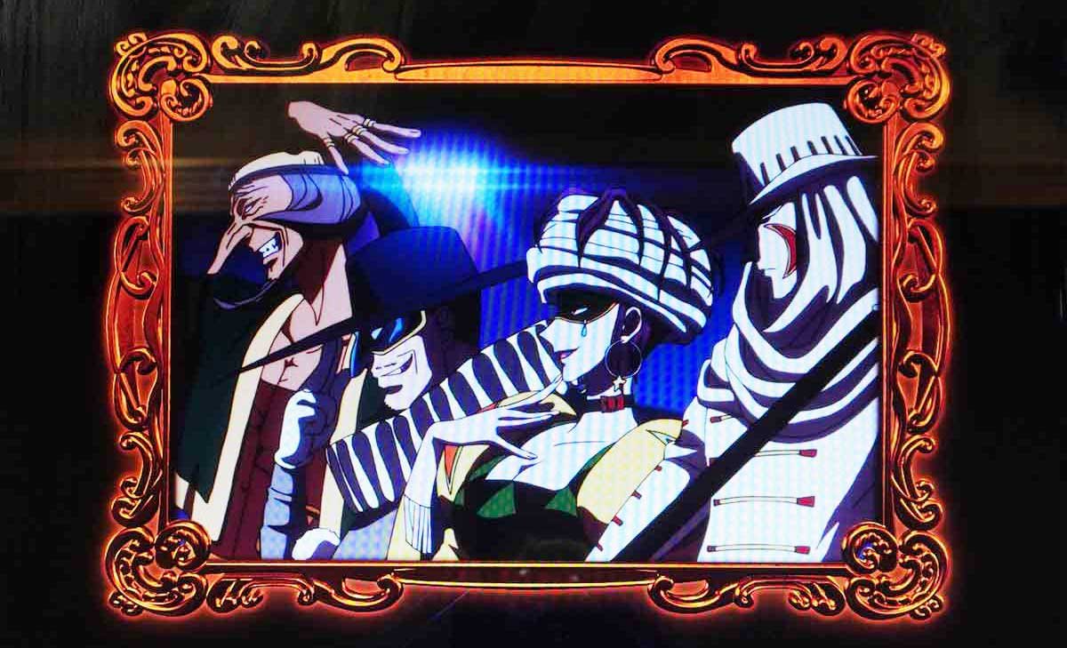 Lパチスロ からくりサーカス2　CZ終了画面　敵キャラ4人