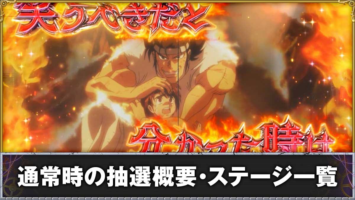 からくりサーカス2（スマスロ）】通常時の抽選や内部状態・ステージ