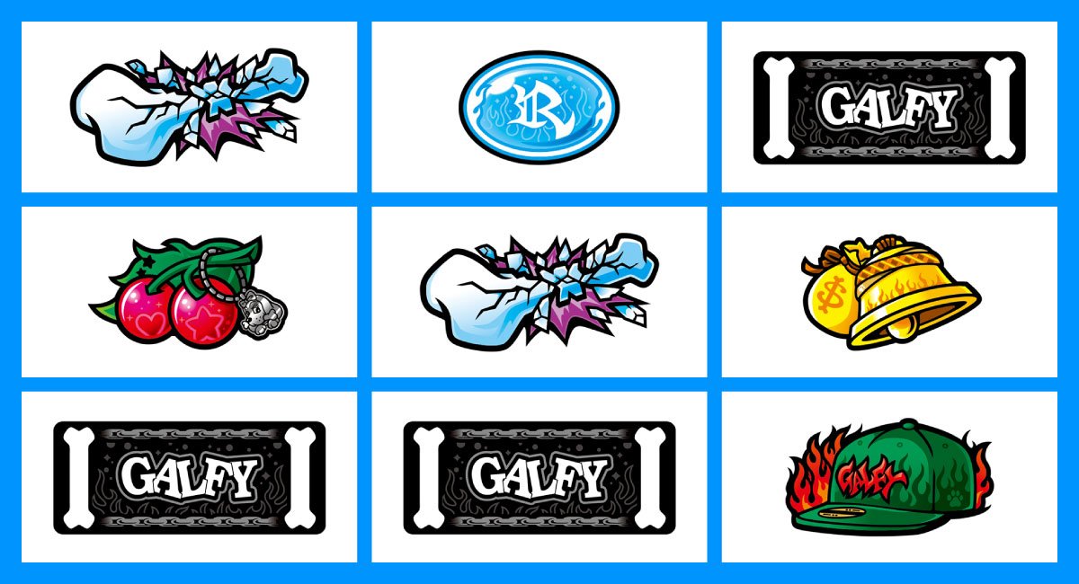 LBスロットGALFY　GCチェリー