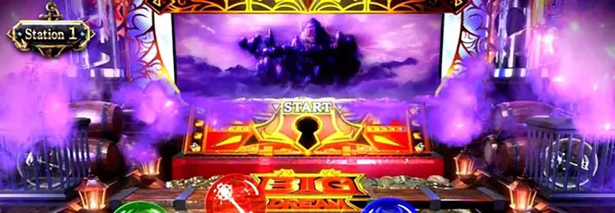 スマスロ ビッグドリーム THE GOLDEN PUSHER　AT終了後　引き戻しステージ　城ステージ
