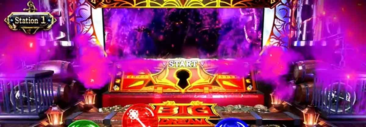 スマスロ ビッグドリーム THE GOLDEN PUSHER　上位AT終了後　引き戻しステージ　ギルガメッシュステージ