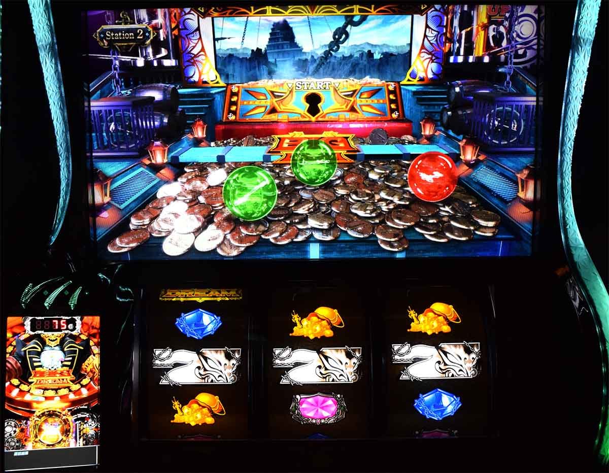 スマスロ ビッグドリーム THE GOLDEN PUSHER　通常時　白7揃い