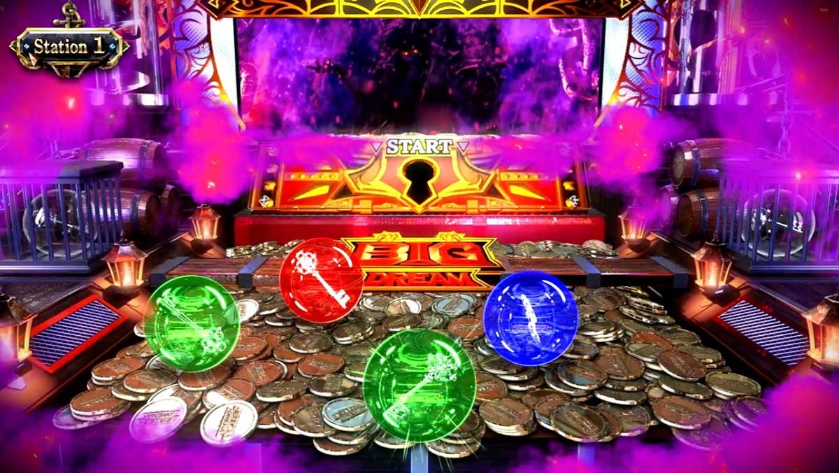 スマスロ ビッグドリーム THE GOLDEN PUSHER　通常時のステージ　ギルガメッシュステージ