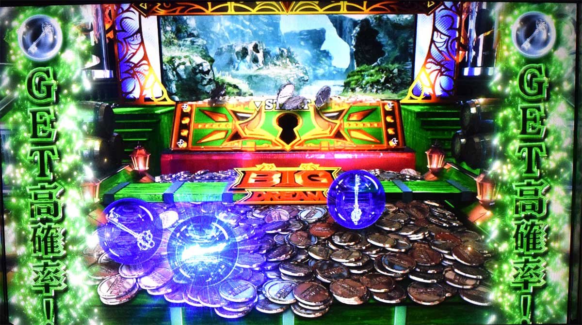 スマスロ ビッグドリーム THE GOLDEN PUSHER　通常時　ボール高確