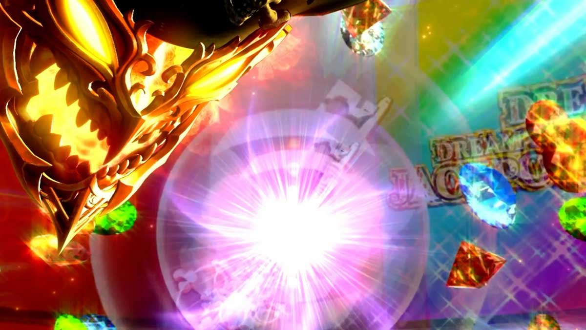 スマスロ ビッグドリーム THE GOLDEN PUSHER　プレミアムCZ「ドリームJPチャンス」　プレミアム演出　ギルガメッシュのぞき込み