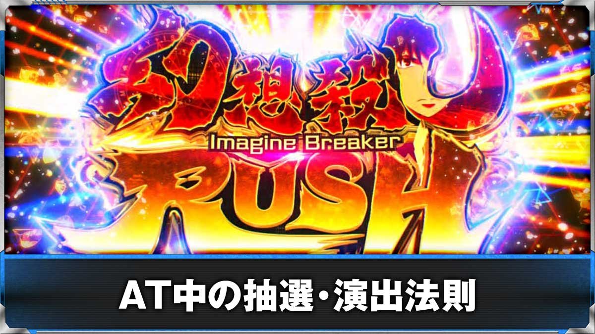 スマスロ とある魔術の禁書目録2　AT　イマジンブレイカーラッシュ　突入画面