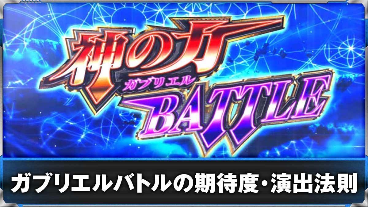 スマスロ とある魔術の禁書目録2　ガブリエルバトル　突入画面