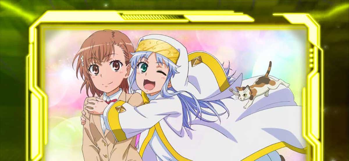 スマスロ とある魔術の禁書目録2　CZ終了画面　美琴＆インデックス