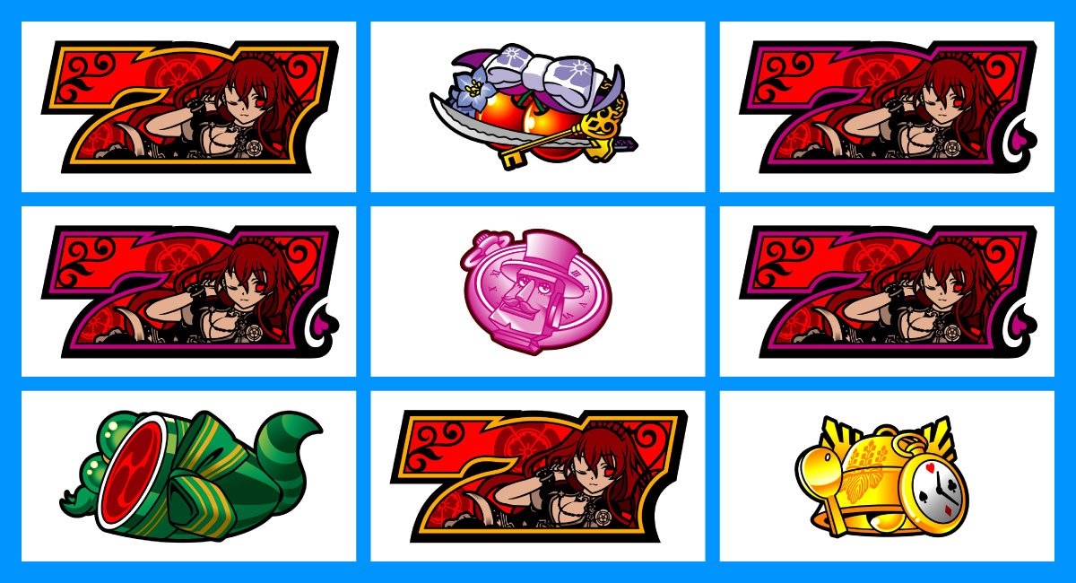 戦国コレクション6　SR役　赤7V字