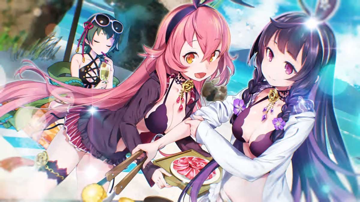 戦国コレクション6　AT終了画面　水着2