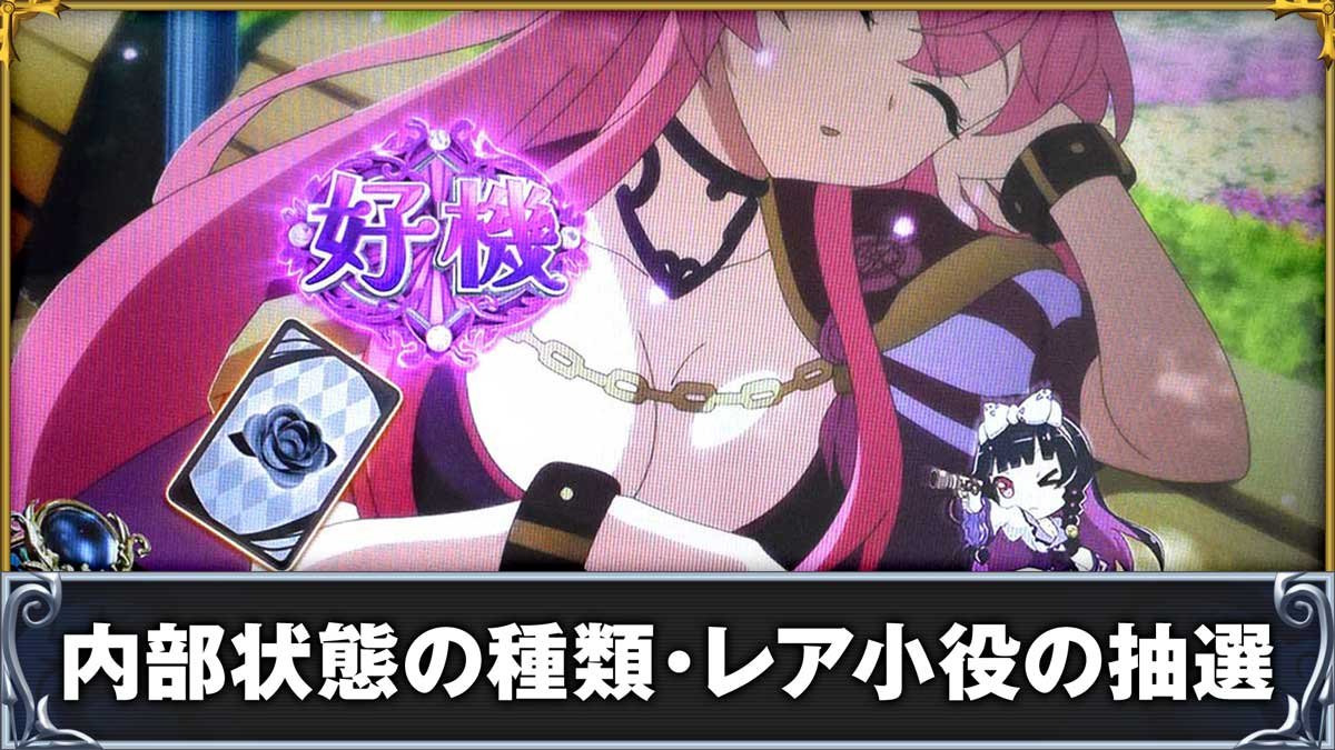 戦国コレクション6　内部状態の種類・レア小役の抽選