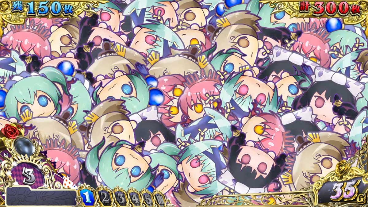戦国コレクション6　AT「時幻城ラッシュ」　ミニキャラ演出