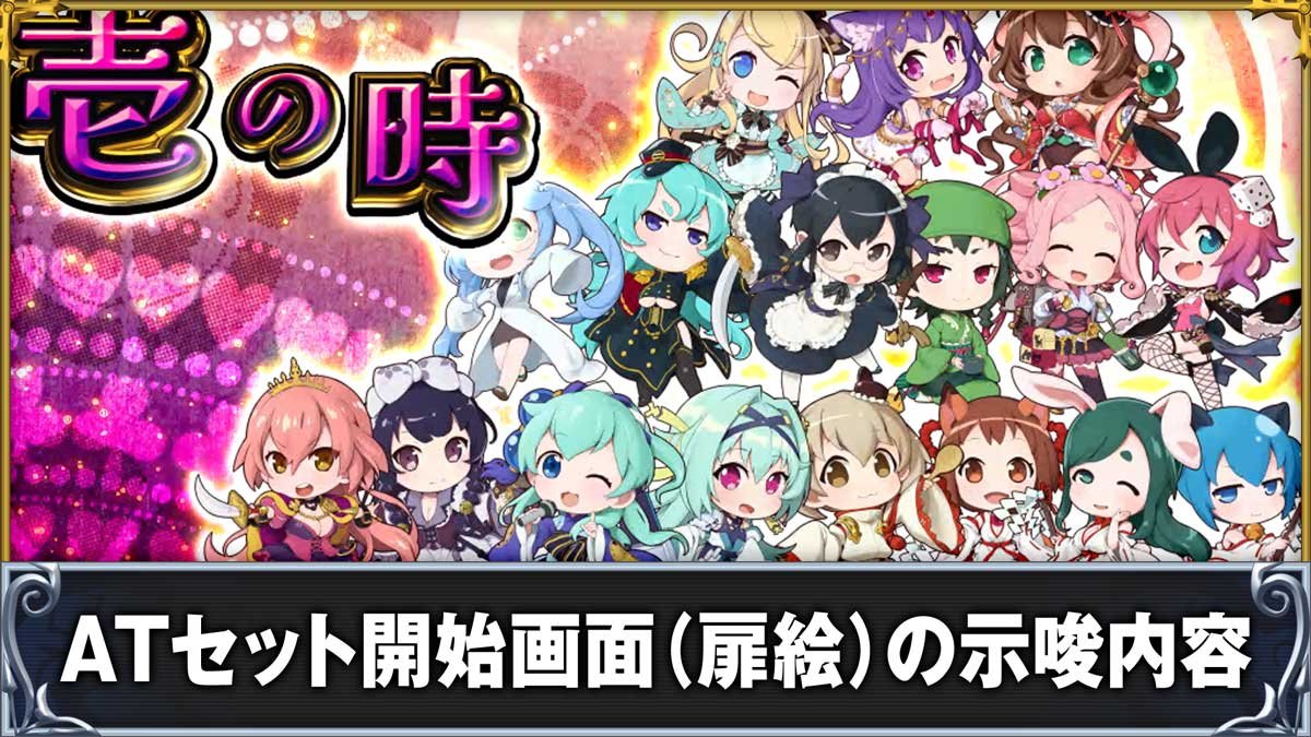 戦国コレクション6（スマスロ）】ATセット開始画面（扉絵）の示唆