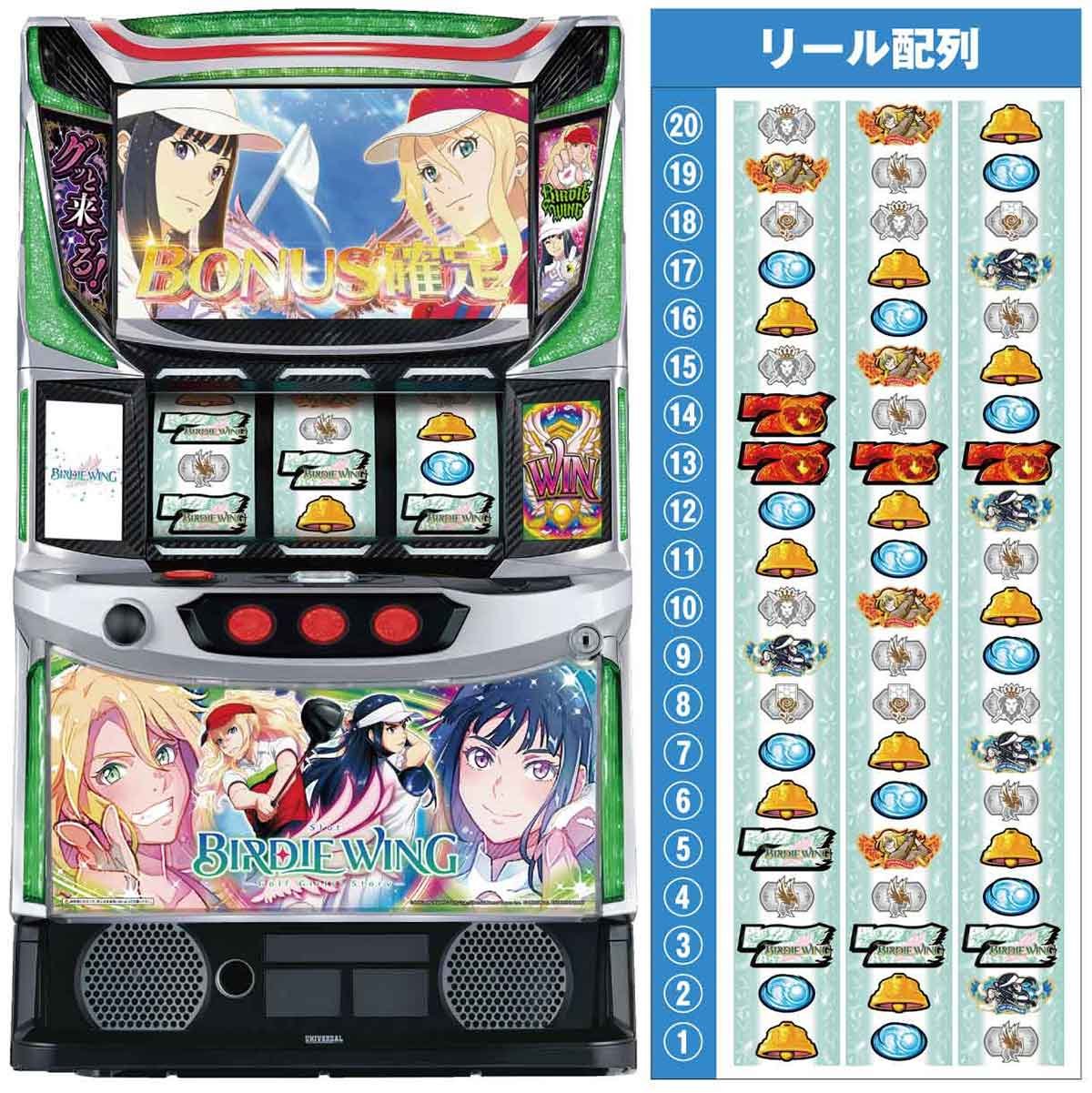 スマスロ BIRDIE WING -Golf Girls' Story-　機種トップ